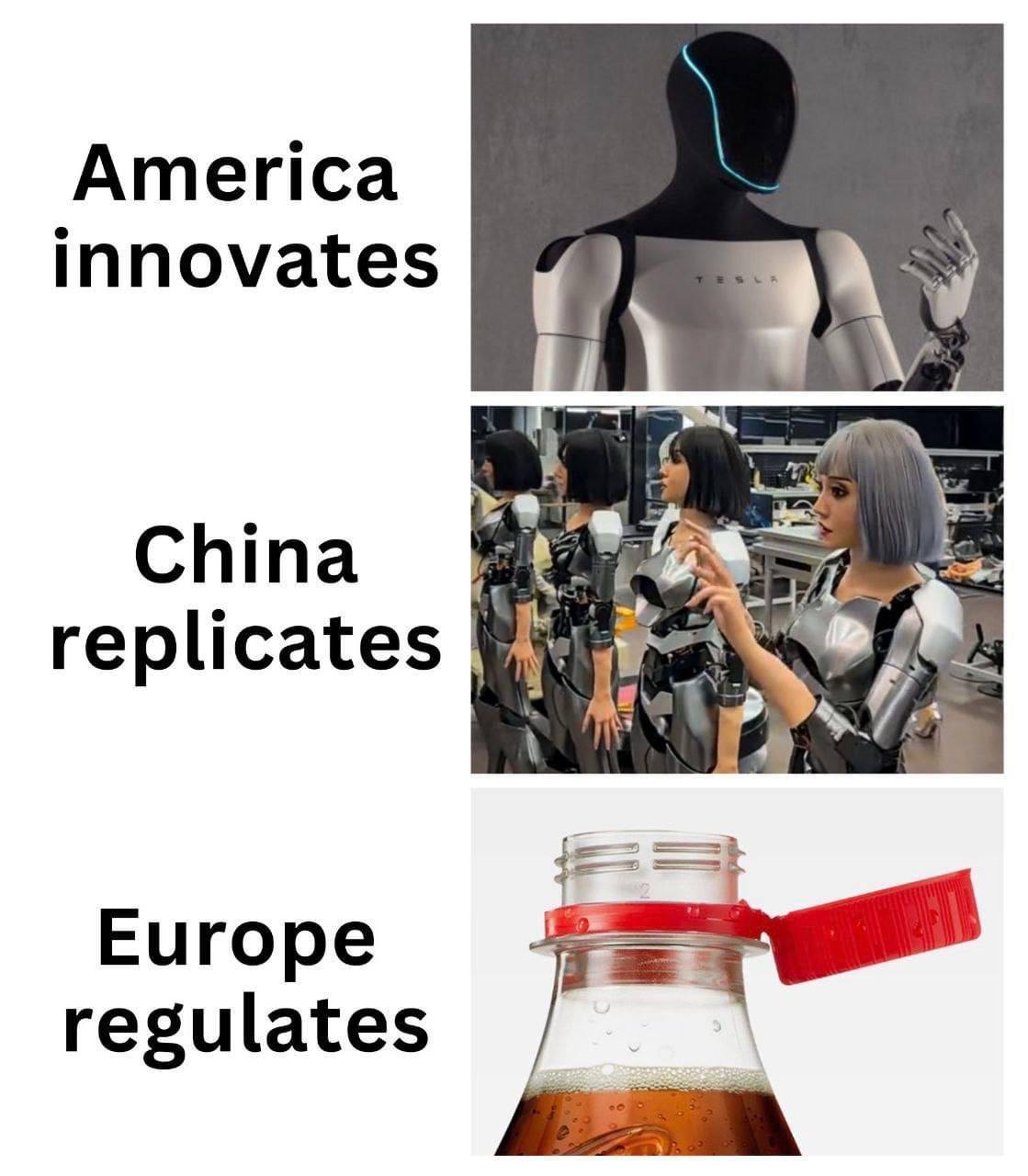 America innovates, China replicates, EU regulates